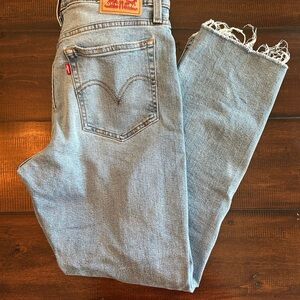 Levi's Wedgie Straight Light Blue Jeans